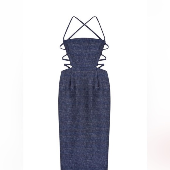 MILLY Addison dress with open back fits size 4 XS 2 - Picture 11 of 14